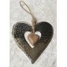 Metall und Holz Herz