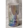 Glas Winterwald mit Led