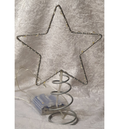 Metall Stern mit Led