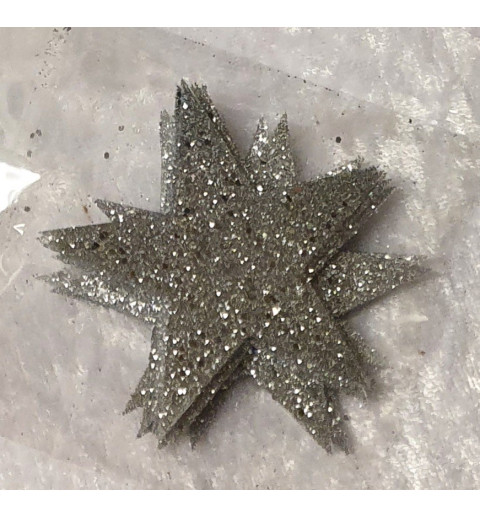 Glitzer Stern silber