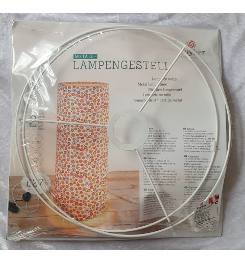 Lampen Gestell Metall weiss