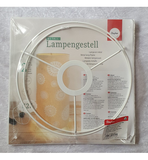 Lampen Gestell Metall weiss