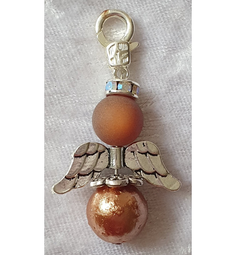 Perlen-Engel bronze