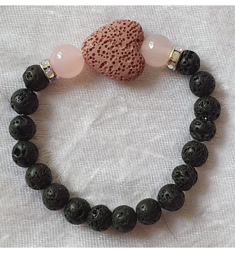 Armband Herz rosa