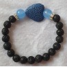Armband Herz blau