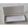Pappmache Stiftebox weiss