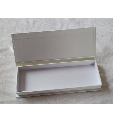 Pappmache Stiftebox weiss