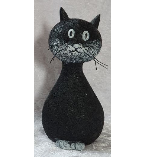 Katze schwarz Polyresin