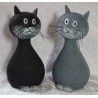 Katze schwarz Polyresin