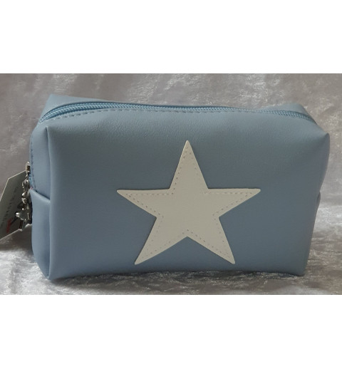 Kosmetik Tasche hellblau