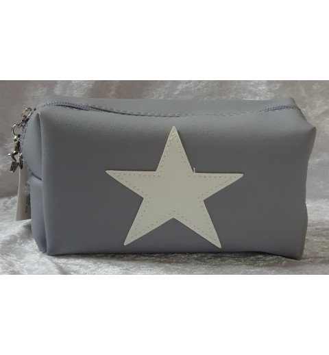 Kosmetik Tasche hellgrau