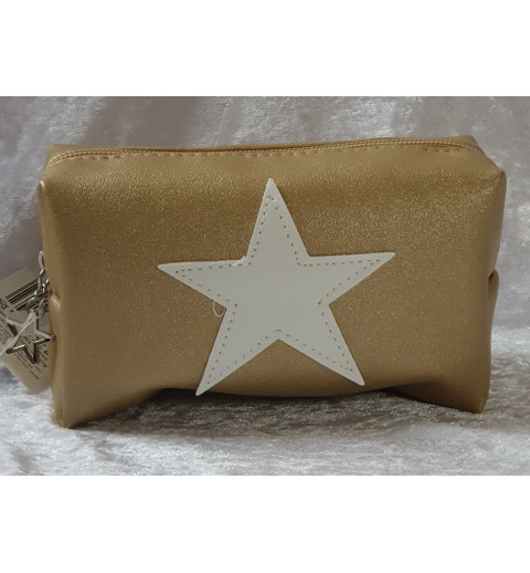 Kosmetik Tasche gold