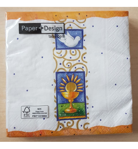Servietten Kelch/Taube
