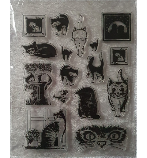 Clear Stamps Katzen