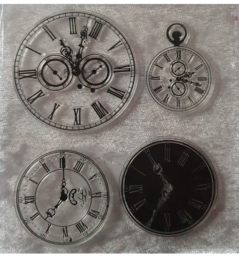 Clear Stamps Uhren/Zeit