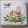 Servietten Kelch/Blumen