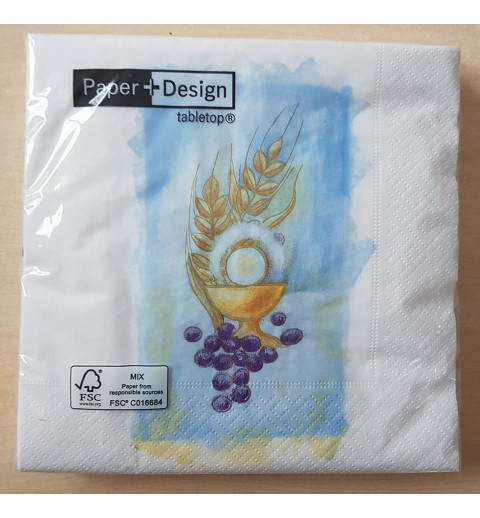 Servietten Trauben/Kelch