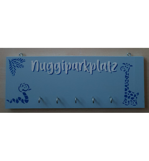 Nuggiparkplatz hellblau
