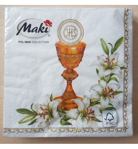 Servietten Lilien/Kelch
