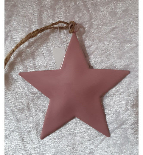Metall Stern mauve
