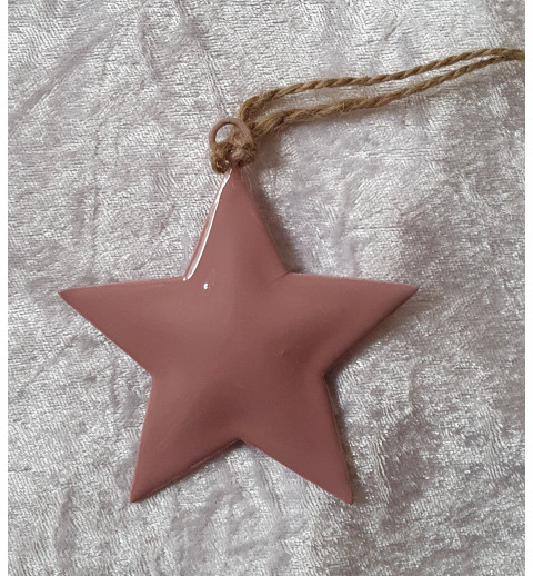 Metall Stern mauve