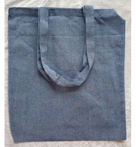 Baumwoll Tasche blau