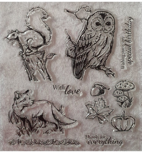 Clear Stamps Waldtiere
