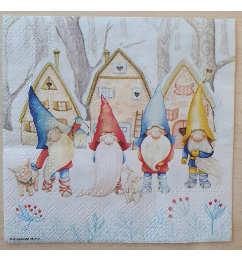 Serviette Wichtel