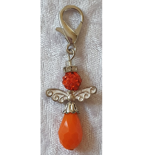 Perlen Engel orange