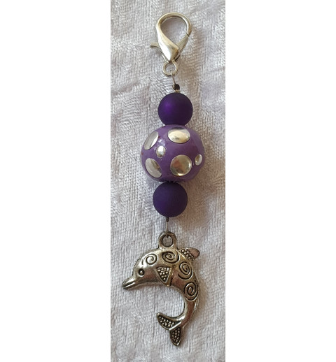 Anhänger Delphin violette