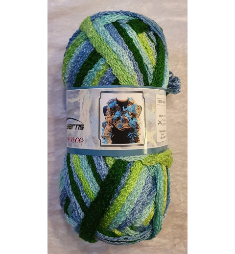 Garn blau/grün