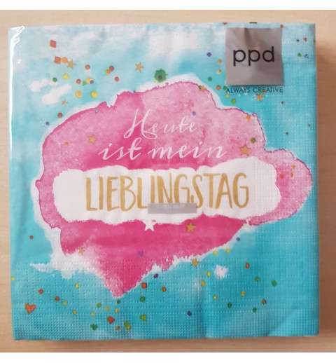 Servietten Lieblingstag