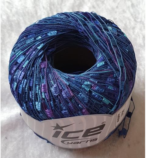 Garn blau/violette