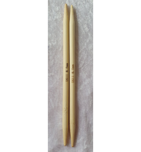 Bambus Stricknadel 8 mm