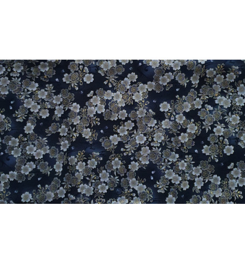 Stoff Baumwolle Blumen