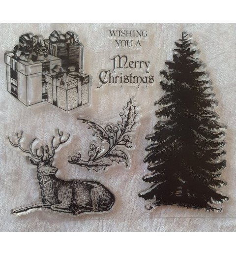 Clear Stamps Hirsch/Tanne