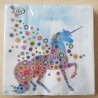 Serviette Einhorn 3