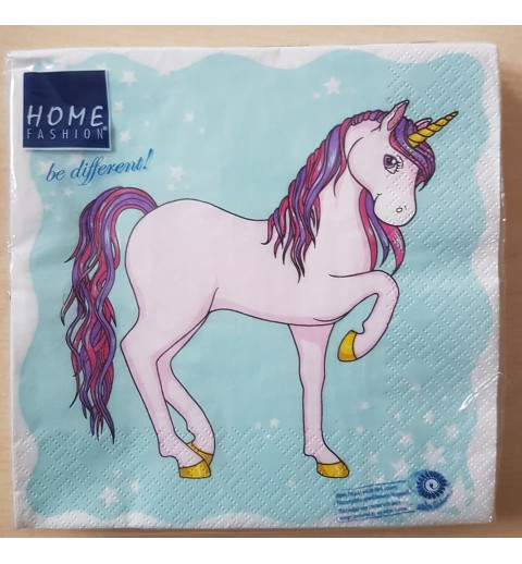 Serviette Einhorn 4