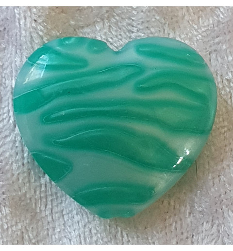 Kunststoff Herz mint
