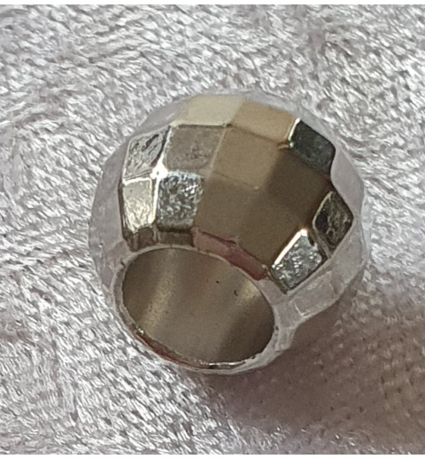 Kunststoff Perlen silber