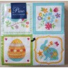 Serviette Bunte Ostern