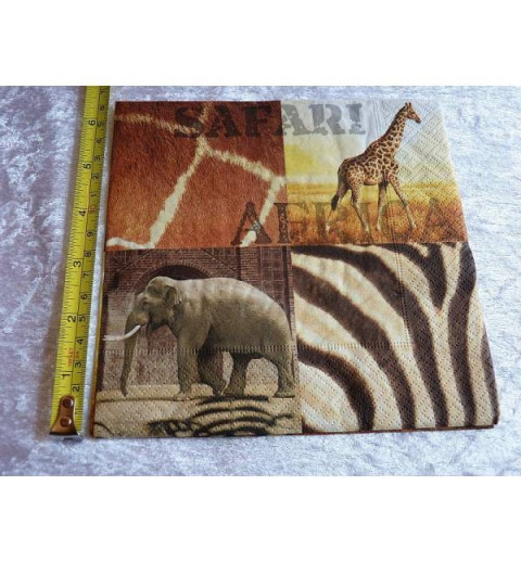 Serviette Safari 1