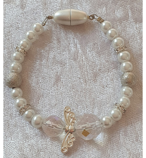 Armband Engel weiss/weiss