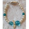 Armband Engel weiss/türkis