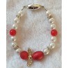 Armband Engel weiss/rot