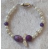 Armband Engel weiss/violette