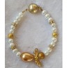 Armband Engel weiss/gold