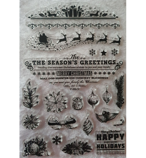 Clear Stamps Merry Christmas