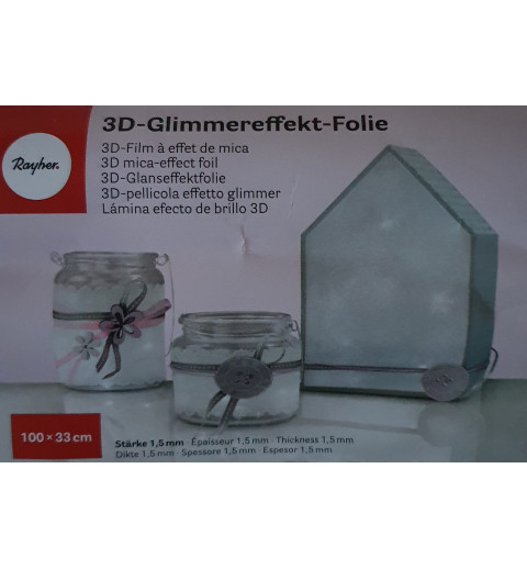 3D Glimmereffekt Folie