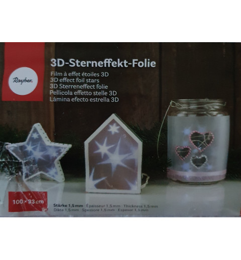 3D Sterneffekt Folie